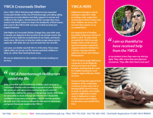 Image of YWCA's 2019 Impact Report back cover