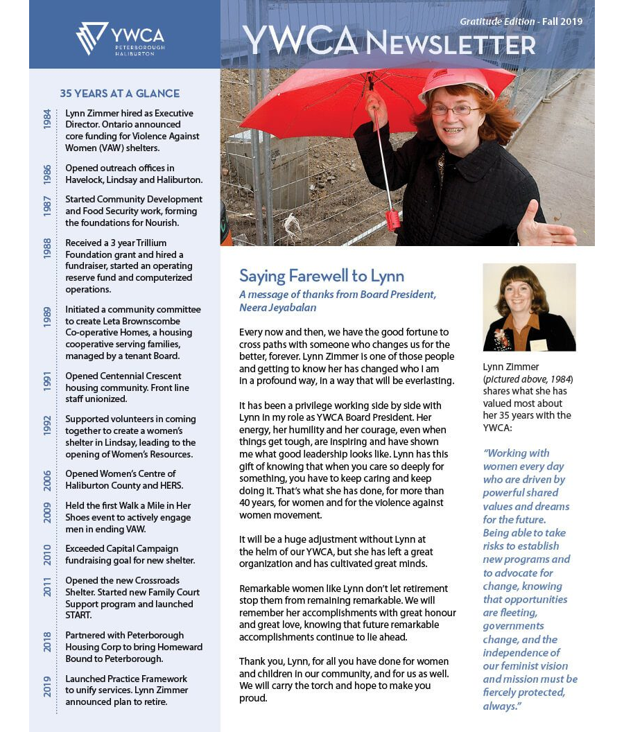Fall 2019 Newsletter